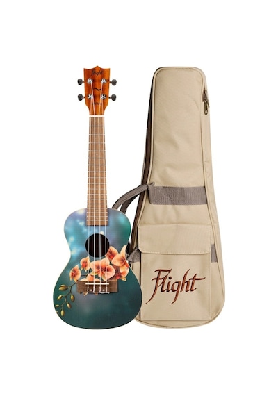 Flight Auc-33 Orchid Concert Ukulele