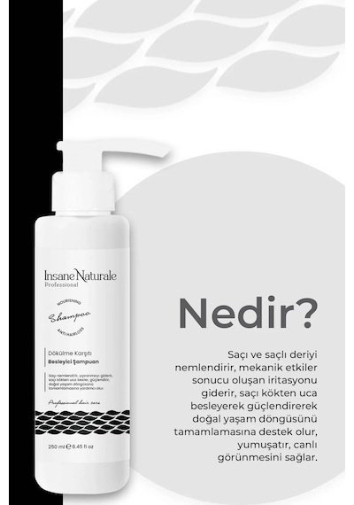 Dökülme Karşıtı Besleyici Şampuan 250 Ml