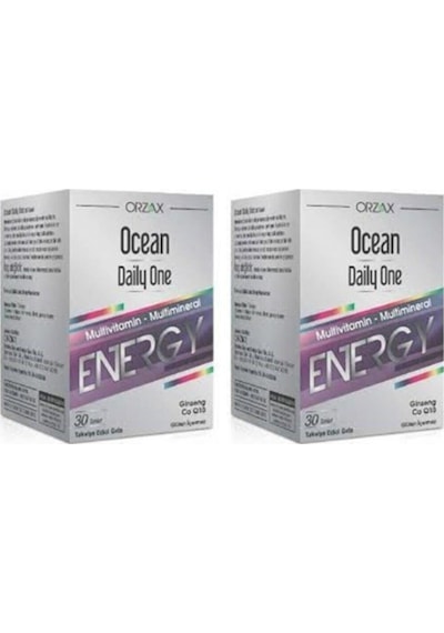 Orzax Orzax Ocean Daily One Energy 30 Tablet Kofre Paket