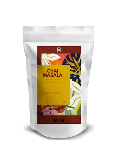 Mim Tea Chai Masala Tea Baharatlı Siyah Seylan Çayı 100 G