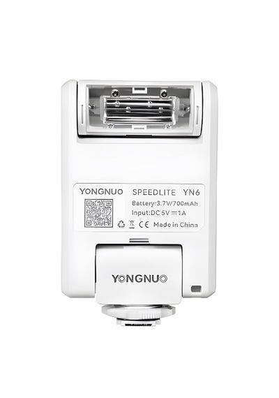 Yongnuo Yn6 Micro Bataryalı Universal Tepe Flaşı Beyaz