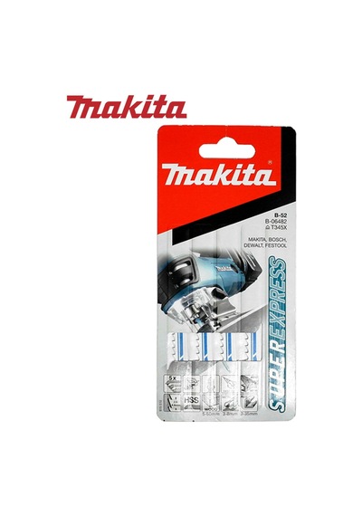 Makita B-06482 B-52 Metal Krom Alüminyum Ahşap 5'Li Paket