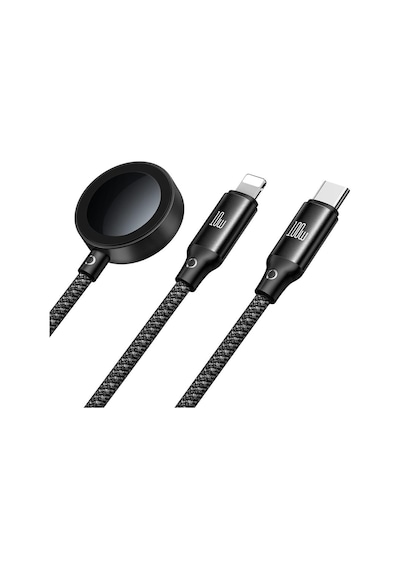 Mcdodo Ca-4940 100w 3in1 Type-c, Lightning Ve Apple Uyumlu iOS Watch Çoklu Şarj Kablosu