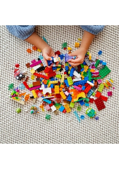 LEGO® Classic Yaratıcı Şeffaf Yapım Parçaları 11013 4+ Yaratıcı Oyuncak Yapım Seti - 500 Parça