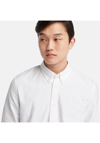 Timberland Oxford Shirt - White Yd 001