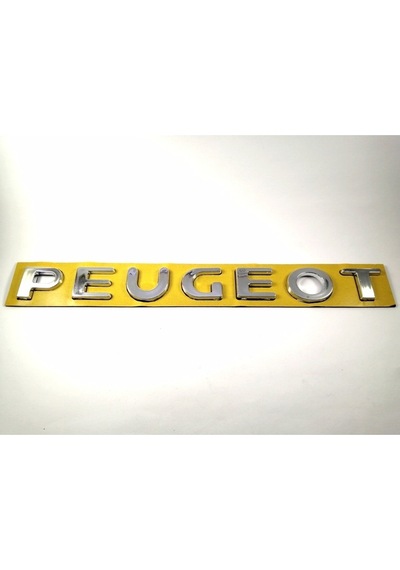 Peugeot Uyumlu 307 Bagaj Yazısı Büyük 255mm-25mm