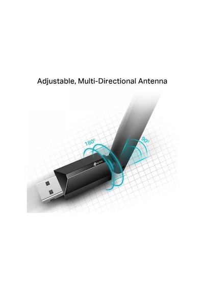 TP-LINK ARCHER T2U PLUS 600MBPS DUAL BAND US   WIRELESS ADAPTÖR