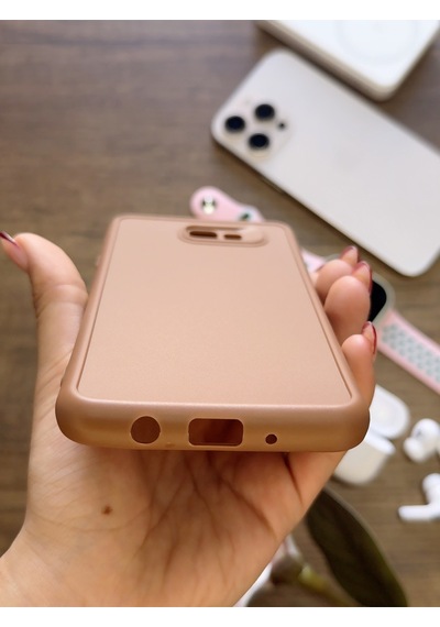 Samsung Galaxy J7 Prime Uyumlu Kamera Korumalı Darbeye Dayanıklı Renk Atmayan Keep Silikon Kılıf Kahverengi