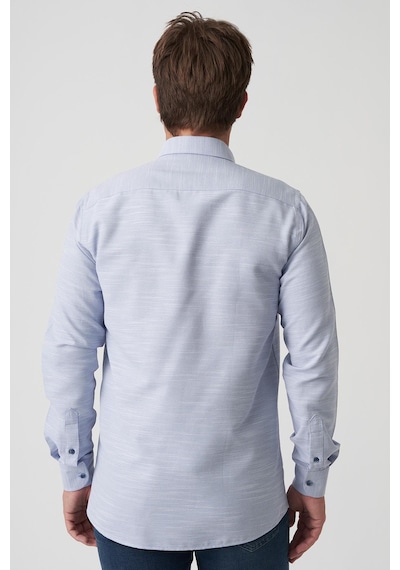 White Stone Angra Do Heroísmo G2512 Slim Fit Gömlek Desenli Desenli Çok Renkli
