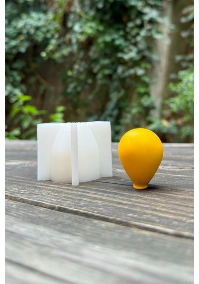 Rufus Concept Balon Elips Büyük Boy Silikon Mum Kalıbı Genel