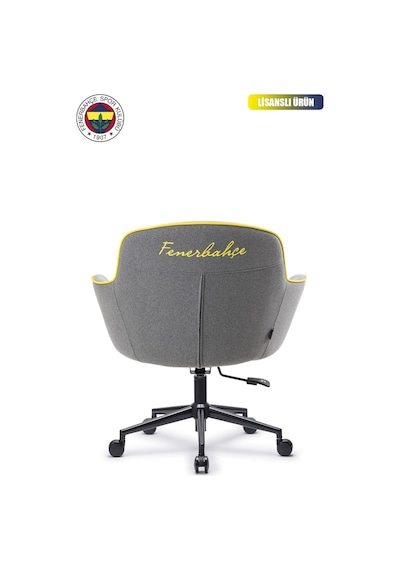 Fanchair X Fenerbahçe Icon Gri Kumaş Çalışma Koltuğu-80