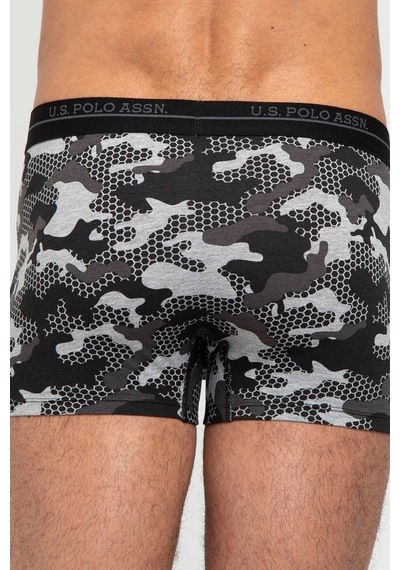 U.S. Polo Assn. Erkek Antrasit Melanj 2 Li Boxer 80346