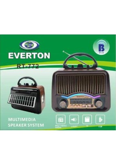 Everton Rt-772 Bluetooth Usb-micro Sd Nostaljik Radyo
