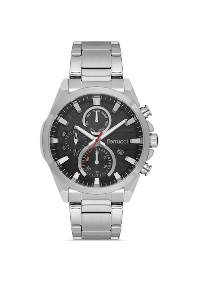 Ferrucci Gümüş Çelik Kordon Erkek Kol Saati L03592m.01 Siyah - Gümüş