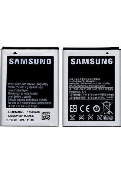 Samsung Galaxy Uyumlu Ace S5830 S5830i Batarya Pil EB494358VU