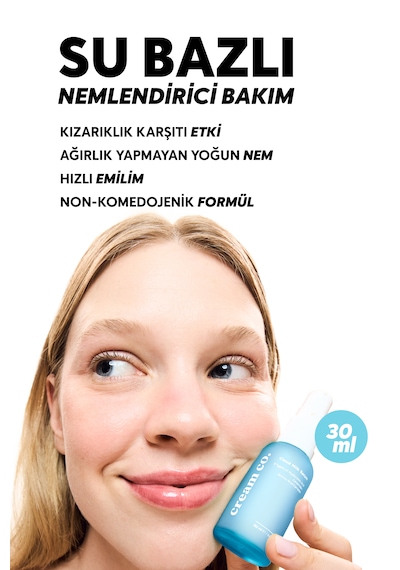 Cream Co. Su Bazlı Aydınlatıcı Nemlendirici Yüz Kremi Bariyer Güçlendirici Set 2'li