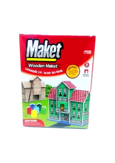 Hayal Sepeti Karadeniz Evi Maket Boyama Seti