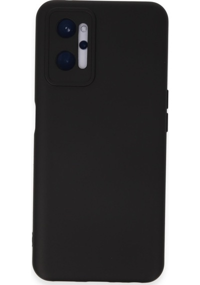 Realme 9i 4g Uyumlu Kılıf Nano İçi Kadife Silikon - Siyah