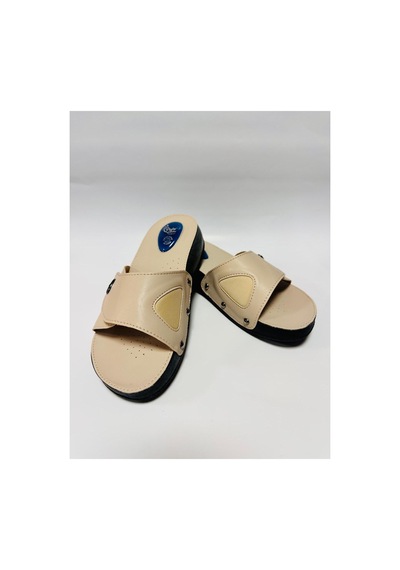 Style Comfort Ortopedik Halluks Valgus Anatomik Taban Kemik Çıkıntısı Ve Topuk Dikeni Terliği Cırtlı Schwjl.03 Bej