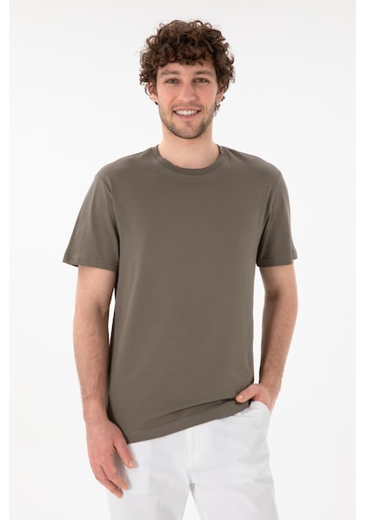 U.S. Polo Assn. Erkek Regular Fit Bisiklet Yaka Vizon Basic Tişört 50305928-VR052 U.S. Polo Assn. Erkek Regular Fit Bisiklet Yaka Vizon Basic Tişört 50305928-VR052