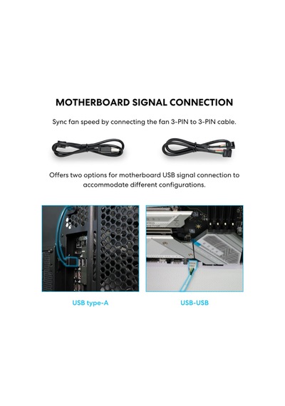 Lexroo Evrensel Usb Ve Pwm Fan Hub, Siyah Eg-hub01b Standart