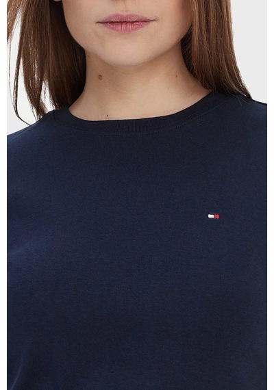 Tommy Hilfiger Bayan T Shirt Ww0ww40587 C1g Lacivert Lacivert