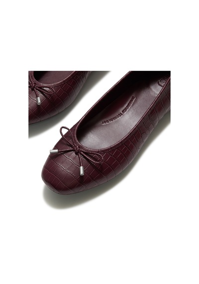 E19 Dark Merlot Babet Kadın Diğer Aaı-090/e19 Fitflop Delıcato Crocodıle Ballerınas Kahverengi