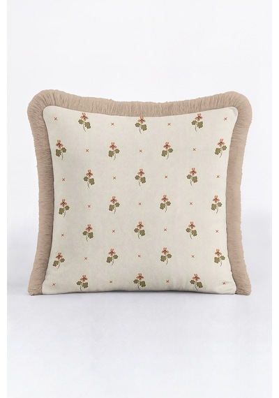 Çiçek Desenli Zarif Vintage Saçaklı Yastık Kılıfı-romantik Krem Yeşil Vizon Püsküllü Kırlent Kılıfı Kayıp Düş Mira Çiçek Desenli Zarif Vintage Saçaklı Yastık Kılıfı-romantik Krem Yeşil Vizon Püsküllü Kırlent Kılıfı Kayıp Düş Mira