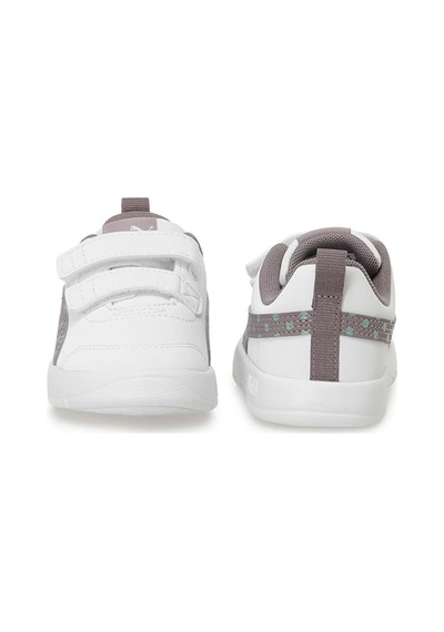Puma 398759 06 Courtflex V3 Dotty V Inf Beyaz-mor-yeşil Çocuk Spo Beyaz