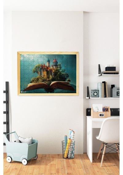 Ahşap Çerçeveli Puzzle - Tablo Hthp - 014 23 X 32 120 Parça