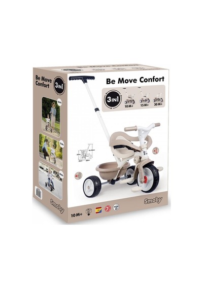 Smoby Be Move Comfort 3'ü1 Arada Bisiklet - Bej 740418 Yeşil