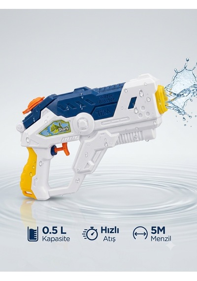 Birlik Tiim Water Blaster Shark Büyük Boy Su Tabancası