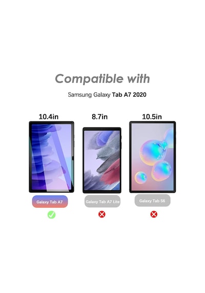 Samsung Galaxy T500 Tab A7 10.4 Inç Nano Temperli Ekran Koruyucu Şeffaf Cam Koruyucu Tam Uyumlu