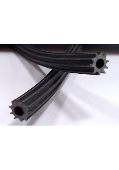 Sineklik Fitili 4,5 Mm Siyah 10 Metre - Elwm-285003