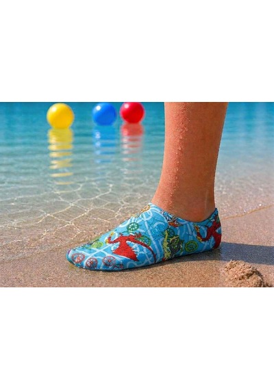 Gripptoes Kaymaz Damla Tabanlı Deniz&havuz Çorabı M1 Çok Renkli