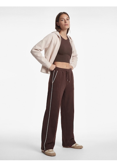 Koton Yüksek Bel Lastikli Cep Detaylı Biyeli Oversize Geniş Paça Eşofman Altı Kahverengi 6wak40079nk Kahve Koton Yüksek Bel Lastikli Cep Detaylı Biyeli Oversize Geniş Paça Eşofman Altı Kahverengi 6wak40079nk Kahve