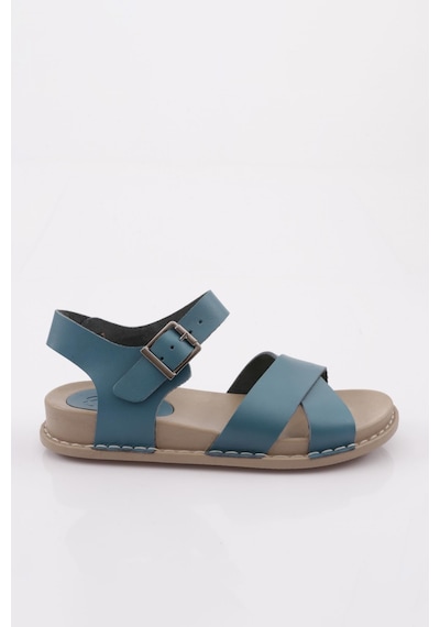 Dgn P31 Kadin Çapraz Bantli Sandalet P31-1512-R1161 Mavi