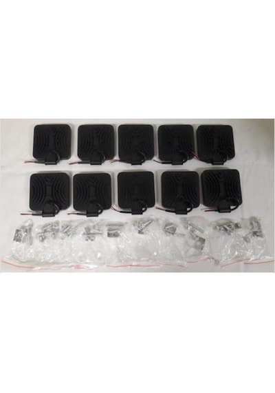 Off Road Sis Farı - Lambası 16 Led Kare Çalışma Lambası (10 Adet)