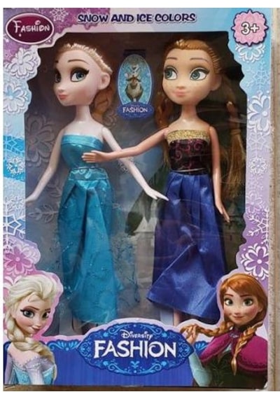Anna Ve Elsa 24 Cm Frozen Karlar Kraliçesi Bebek Seti