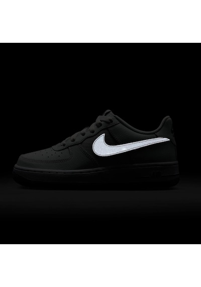 Nike Air Force 1 Af1 Gs Leather Unisex Sneaker Hakiki Deri Reflektörlü Günlük Spor Ayakkabı Gri Nike Air Force 1 Af1 Gs Leather Unisex Sneaker Hakiki Deri Reflektörlü Günlük Spor Ayakkabı Gri
