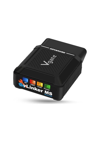 Vgate Vlinker Ms Bluetooth Obd2 Araç Tarama Cihazı İphone/ios, Android Ve Windows İçin, Çoklu Can Protokollerini Destekler Gmlan, Ms Can, Ch Can, Ls Can