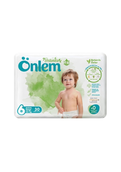 Önlem Botanika Bebek Bezi 6 Numara Extra Large İkili Jumbo Paket 30 Adet