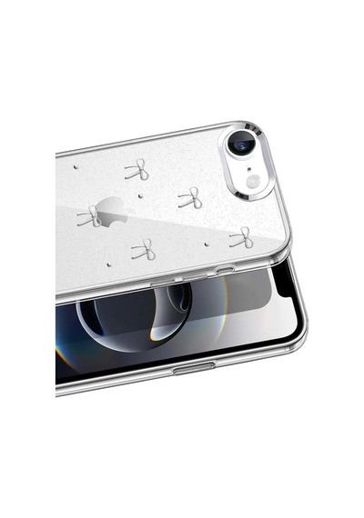 Apple iPhone Uyumlu 16e Fiyonk Desenli Kapak - Desen 5 Çok Renkli