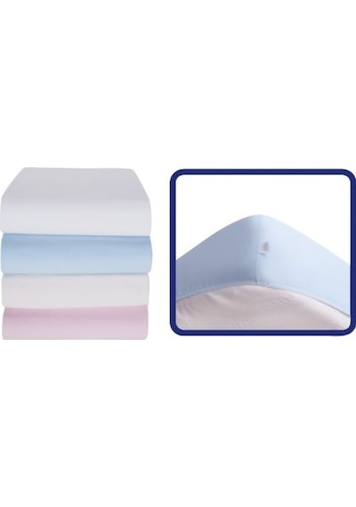 Sevi Bebe Lastikli Bebek Çarşafı 70 x 140 Mavi