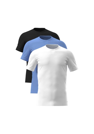 Calvin Klein Erkek Marka Logolu Günlük Kullanıma Uygun Siyah-mavi-beyaz T-shirt Lv00nb4185 4oy