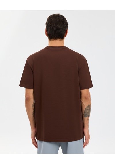 Skechers M Graphic Tee T-shirt Erkek Kahverengi Tshirt S2610059-2210