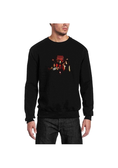 Morbid Angel Metal Rock Music Baskılı Siyah Erkek Sweatshirt