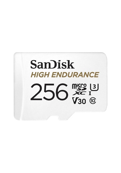 SanDisk High Endurance SDSQQNR-256G-GN6IA 256GB microSDXC Class 10 V30 Adaptörlü Hafıza Kartı