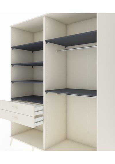 Kronos Gardrop 6 Raflı 2 Çekmeceli 2 Askılı 176x59x221 Aytaşı-antrasit/aytaşı Antrasit/aytaşı Kronos Gardrop 6 Raflı 2 Çekmeceli 2 Askılı 176x59x221 Aytaşı-antrasit/aytaşı Antrasit/aytaşı
