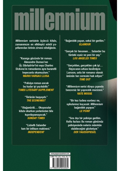 Arı Kovanına Çomak Sokan Kız - Millennium Serisi 3